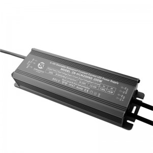 Waterproof LED Driver Power Supply 200W 0-10V Dimmable Constant Current Output 27-42V 4.76A
