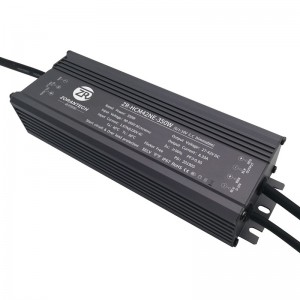 Waterproof LED Driver Power Supply 350W 0-10V Dimmable Constant Current Output 27-42V 8.33A