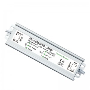 Waterproof LED Driver Power Supply 120W DC-DC Constant Current 3.3A Input 12-24 Output 26-36V