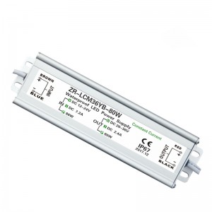 Waterproof LED Driver Power Supply 80W DC-DC Constant Current 2.4A Input 12-24 Output 26-36V