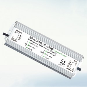 Waterproof LED Driver Power Supply 150W DC-DC Constant Current 4.5A Input 12-24 Output 26-36V