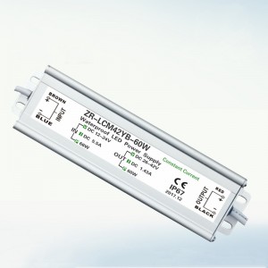 Waterproof LED Driver Power Supply 60W DC-DC Constant Current 1.4A Input 12-24 Output 26-42V