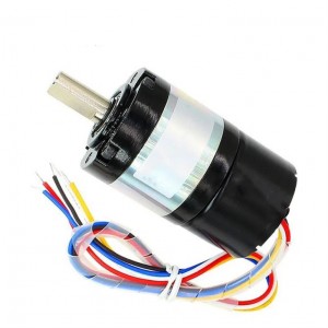 BL3625 Series Brushless DC Planetary Gear Reduction Drive Motor 5 Wires 12V 75RPM
