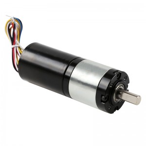 36mm Brushless DC Planetary Gear Motor 5 Wires 12V 135RPM 0.4Nm