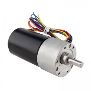 36mm Brushless DC Spur Gear Reduction Motor 5 Leads 12V 335RPM