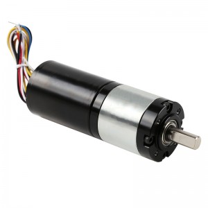 36mm Brushless DC Planetary Gear Motor 5 Wires 24V 40RPM 6.0Nm