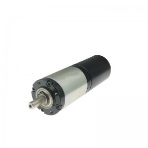 42mm 24V 55W 32RPM Geared Brushless DC Round Motor 8 Wires with Planetary Gearbox