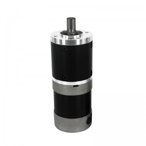 57mm 24V 100W 80RPM 12.5Nm Geared Brushless DC Motor with Precision Planetary Gearbox