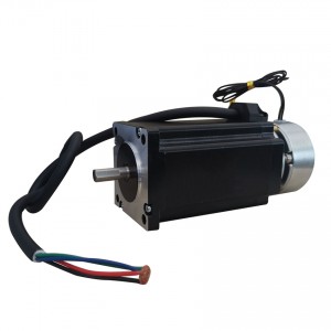 NEMA 24 Stepper Motor L=100mm 4.24A 4Nm/568oz.in with 24V Electromagnetic Brake