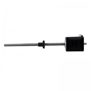 NEMA 17 Dual Shaft External 48mm Stack 1.68A Lead 8mm Length 200mm with Rear Shaft