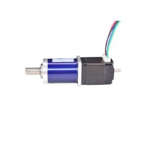 NEMA 8 Dual Shaft Stepper Motor Bipolar L=28mm 0.6A w/ Rear Shaft & Gear Ratio 19:1 Planetary Gearbox