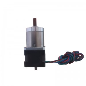 NEMA 14 Stepper Motor Bipolar L=34mm 0.8A with Rear Shaft & Gear Ratio 100:1 Planetary Gearbox