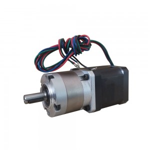 0.9deg NEMA 17 Geared Reduction Stepper Motor Dual  Shaft L=48mm 1.7A High Precision Planetary Gearbox