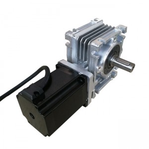 NEMA 34 Stepper Motor Bipolar L=126mm 6A with Worm Gearbox Reduction