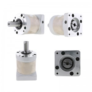 PLE60 Series High Precision Round Planetary Gearbox Gear Ratio 10:1 Backlash 15arc-min for NEMA 23 Motor