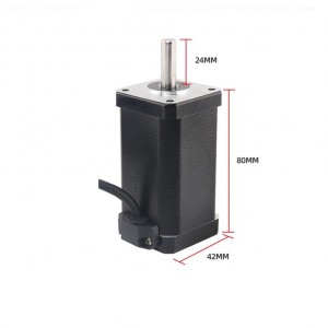 NEMA 17 Stepper Motor Bipolar 1.8deg 0.9Nm/131.5oz.in 2.8A 42x42x80mm Φ8mm Shaft 1M Cable