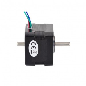 Dual Shaft NEMA 17 Stepper Motor Unipolar 1.8deg 0.16Nm/22.6oz.in 0.95A 42x42x34mm with Rear Shaft