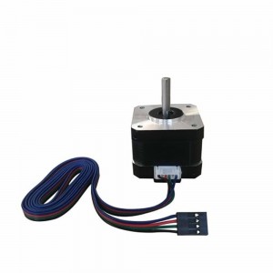 NEMA 17 Stepper Motor Bipolar 1.8deg 0.4A 12V 0.3Nm/42.6oz.in 42x34mm 1000mm Cable & Plug Connector