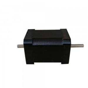 NEMA 17 Stepper Motor Dual Shaft Bipolar 1.8deg 1.68A 0.52Nm/73.84oz.in 42x48mm with Rear Shaft