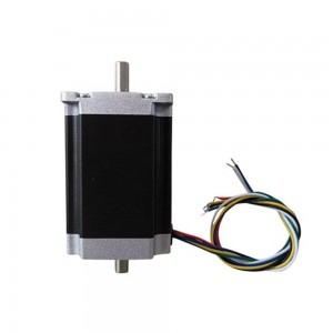 NEMA 23 Stepper Motor Dual Shaft Unipolar 0.9deg 4.0A 1.5Nm/213oz.in 57x85mm with Rear Shaft