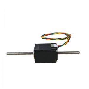 21000 Series NEMA 8 Linear Actuator Stepper Motor Non-captive Double Stack Lead 2mm Length 100mm