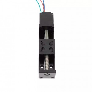 Size 20mm NEMA 8 Linear Actuator Stepper Motor 30mm Stack Lead 2mm with Slide Guide Rail