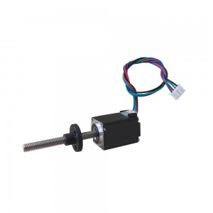 NEMA 8 Linear Actuator External Stepper Motor 30mm Stack 0.6A Lead 2mm Length 50mm