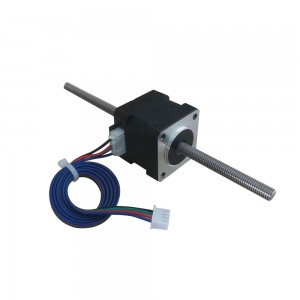 NEMA 14 Non-captive Linear Actuator Stepper Motor 34mm Stack 1.0A Lead 4mm Length 200mm