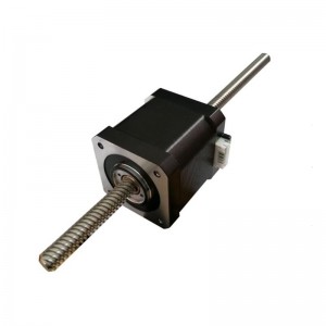 NEMA 17 Non-captive Linear Actuator Stepper Motor 34mm Stack 0.4A T8 Lead 2mm Length 100mm