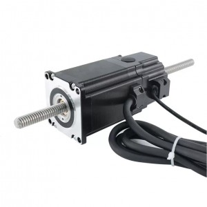NEMA 23 Non-captive Linear Actuator Stepper Motor 56mm Stack 2.8A Lead 14mm with Electromagnetic Brake 