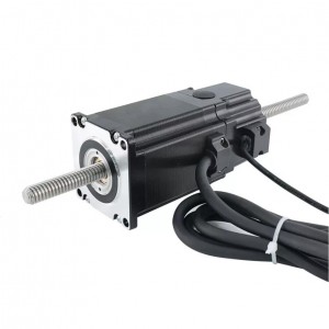 NEMA 23 Non-captive Linear Actuator Stepper Motor 76mm Stack 2.8A Lead 12mm with Electromagnetic Brake 