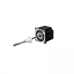 60000 Series NEMA 24 Linear Actuator Stepper Motor External Single Stack Lead 0.635mm Length 150mm