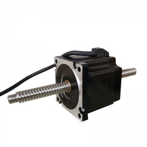 NEMA 34 Non-captive Linear Actuator Stepper Motor 76mm Stack 6A Lead 4mm Length 300mm with M12 Nose
