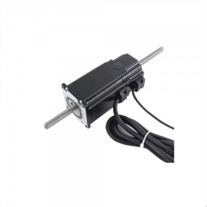 NEMA 34 Linear Actuator Stepper Motor 115mm Stack 6A Lead 6.35mm Length 300mm with Electromagnetic Brake