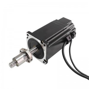 NEMA 34 External Linear Actuator Stepper Motor 115mm Stack 1605 Ball Screw with Electromagnetic Brake