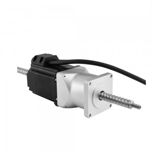 NEMA 23 Non-captive Ball Screw Linear Actuator Motor Stack 76mm Lead 5mm with 1000CPR Encoder