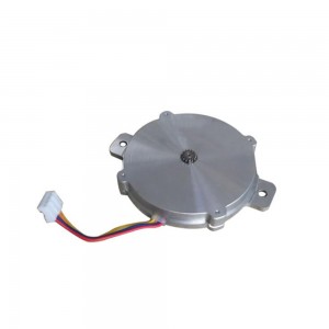 Pancake Stepper Motor NEMA 23 Bipolar 1.8deg 0.8A 0.06Nm/8.52oz.in Φ58x9.6mm with 14 Teeth Gear